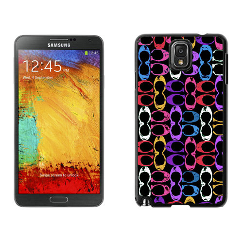 Coach Logo Monogram Multicolor Samsung Note 3 Cases DSA - Click Image to Close